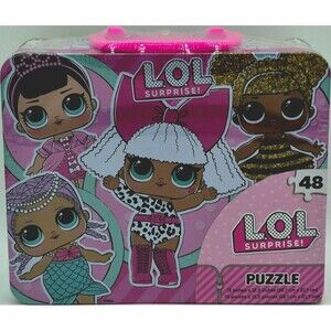 LOL Surprise 48 Piece Puzzle Tin Carry Case New Sealed